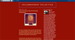 Desktop Screenshot of cellarmistress.blogspot.com