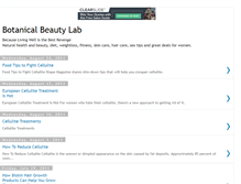 Tablet Screenshot of botanicalbeautylabs.blogspot.com