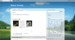 Desktop Screenshot of anxietyofstatus.blogspot.com