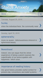 Mobile Screenshot of anxietyofstatus.blogspot.com
