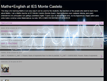 Tablet Screenshot of mathsenglishiesmontecastelo.blogspot.com