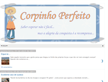 Tablet Screenshot of corpinhoperfeito.blogspot.com