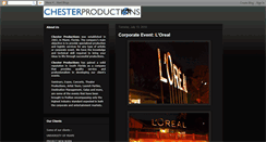 Desktop Screenshot of chesterproductions.blogspot.com
