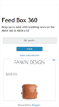 Mobile Screenshot of feedbox360.blogspot.com