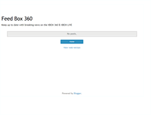 Tablet Screenshot of feedbox360.blogspot.com