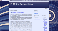 Desktop Screenshot of elmotorrecalentado.blogspot.com