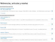 Tablet Screenshot of lasreferencias.blogspot.com