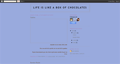 Desktop Screenshot of my-life-is-a-box-of-chocolates.blogspot.com