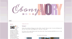 Desktop Screenshot of ebonyivorythomas.blogspot.com