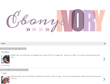 Tablet Screenshot of ebonyivorythomas.blogspot.com