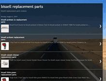 Tablet Screenshot of bissellreplacementparts.blogspot.com