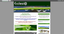 Desktop Screenshot of ecclesia-tchat.blogspot.com