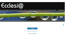 Tablet Screenshot of ecclesia-tchat.blogspot.com
