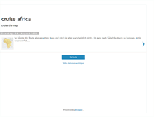 Tablet Screenshot of cruiseafrica-map.blogspot.com