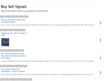 Tablet Screenshot of buysellsignals.blogspot.com