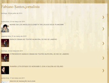 Tablet Screenshot of fabianojornalista.blogspot.com