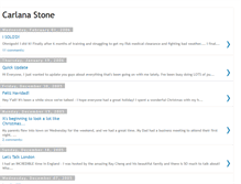 Tablet Screenshot of carlanastone.blogspot.com