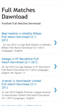 Mobile Screenshot of hd-fullmatches.blogspot.com