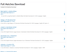 Tablet Screenshot of hd-fullmatches.blogspot.com