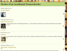 Tablet Screenshot of homeschoolerbyaccident.blogspot.com