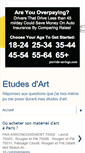 Mobile Screenshot of etudesdart.blogspot.com