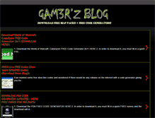 Tablet Screenshot of gam3rzbl0g.blogspot.com