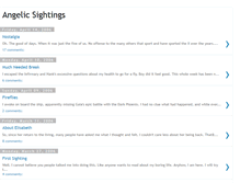 Tablet Screenshot of angelicsightings.blogspot.com