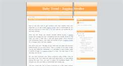 Desktop Screenshot of joggingstroller4u.blogspot.com