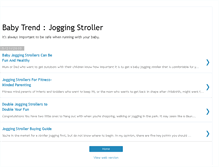 Tablet Screenshot of joggingstroller4u.blogspot.com