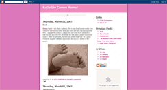 Desktop Screenshot of katiecomeshome.blogspot.com