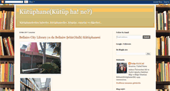 Desktop Screenshot of kutuphaneciden.blogspot.com