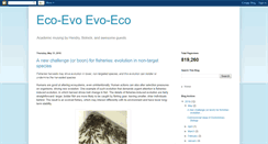 Desktop Screenshot of ecoevoevoeco.blogspot.com