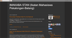 Desktop Screenshot of imakabastan.blogspot.com