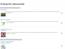 Tablet Screenshot of evaluacionfm.blogspot.com