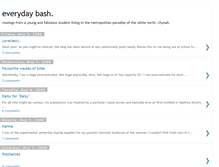 Tablet Screenshot of everydaybash.blogspot.com