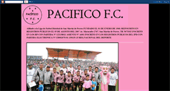 Desktop Screenshot of pacificofc.blogspot.com