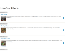 Tablet Screenshot of lonestarliberia.blogspot.com