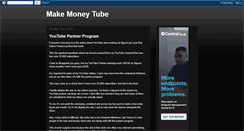 Desktop Screenshot of makemoneyutube.blogspot.com
