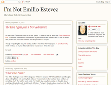 Tablet Screenshot of imnotemilioestevez.blogspot.com