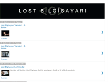 Tablet Screenshot of lostbilgisayari.blogspot.com