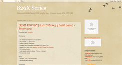 Desktop Screenshot of 826x.blogspot.com