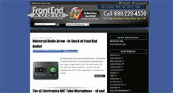 Desktop Screenshot of frontendaudio.blogspot.com