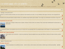 Tablet Screenshot of cuentosyalas.blogspot.com