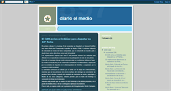 Desktop Screenshot of elmedionoticias.blogspot.com