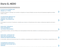 Tablet Screenshot of elmedionoticias.blogspot.com