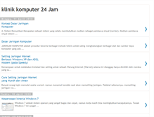 Tablet Screenshot of klinikkomputer24jam.blogspot.com