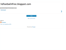 Tablet Screenshot of hdfootball4freeblogspotcom.blogspot.com