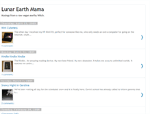 Tablet Screenshot of lunarearthmama.blogspot.com