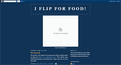 Desktop Screenshot of iflipforfood.blogspot.com