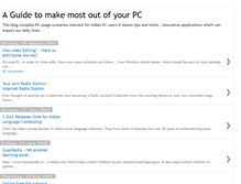 Tablet Screenshot of indicpc.blogspot.com